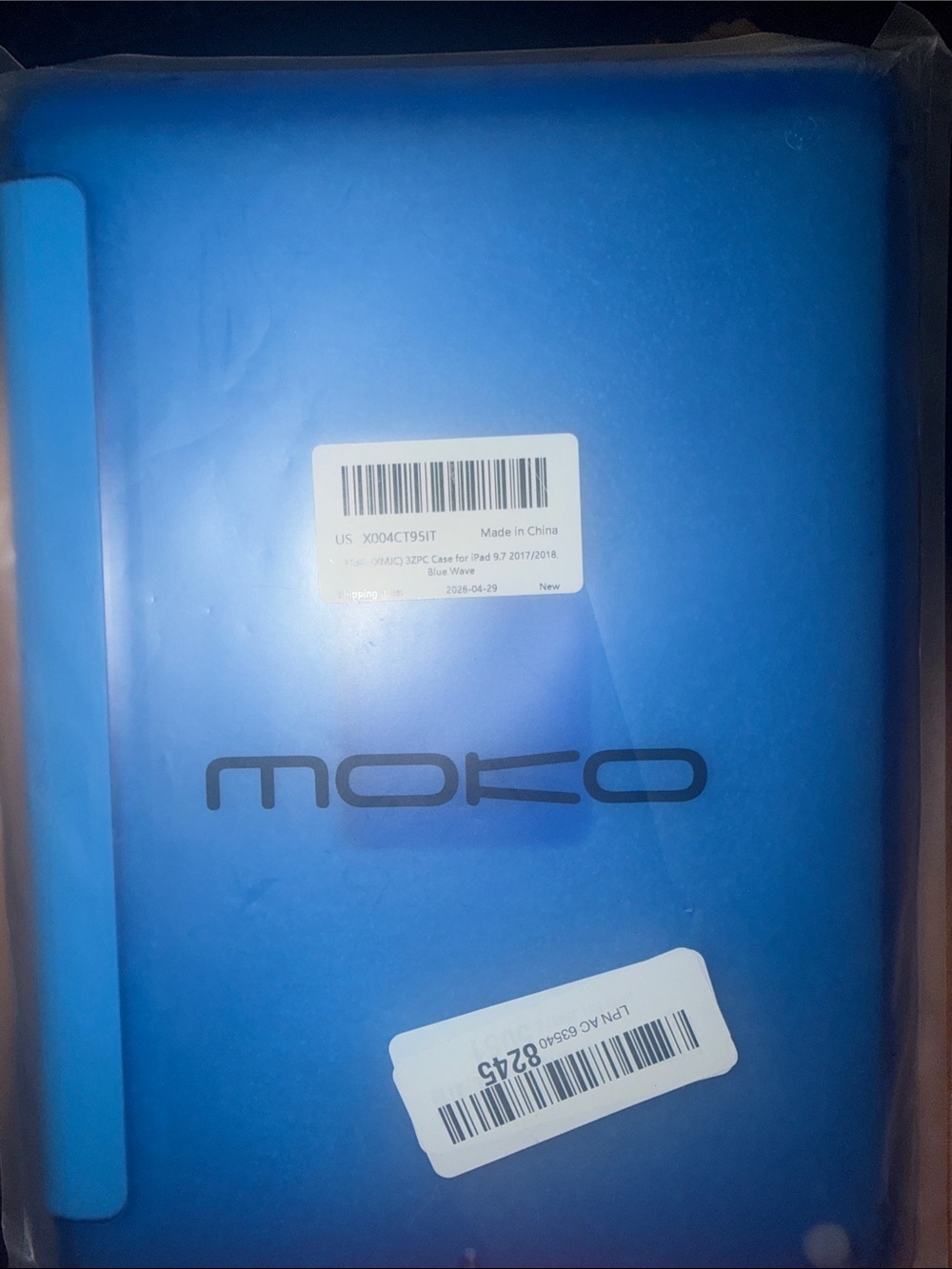 Blue iPad Case for 9.7